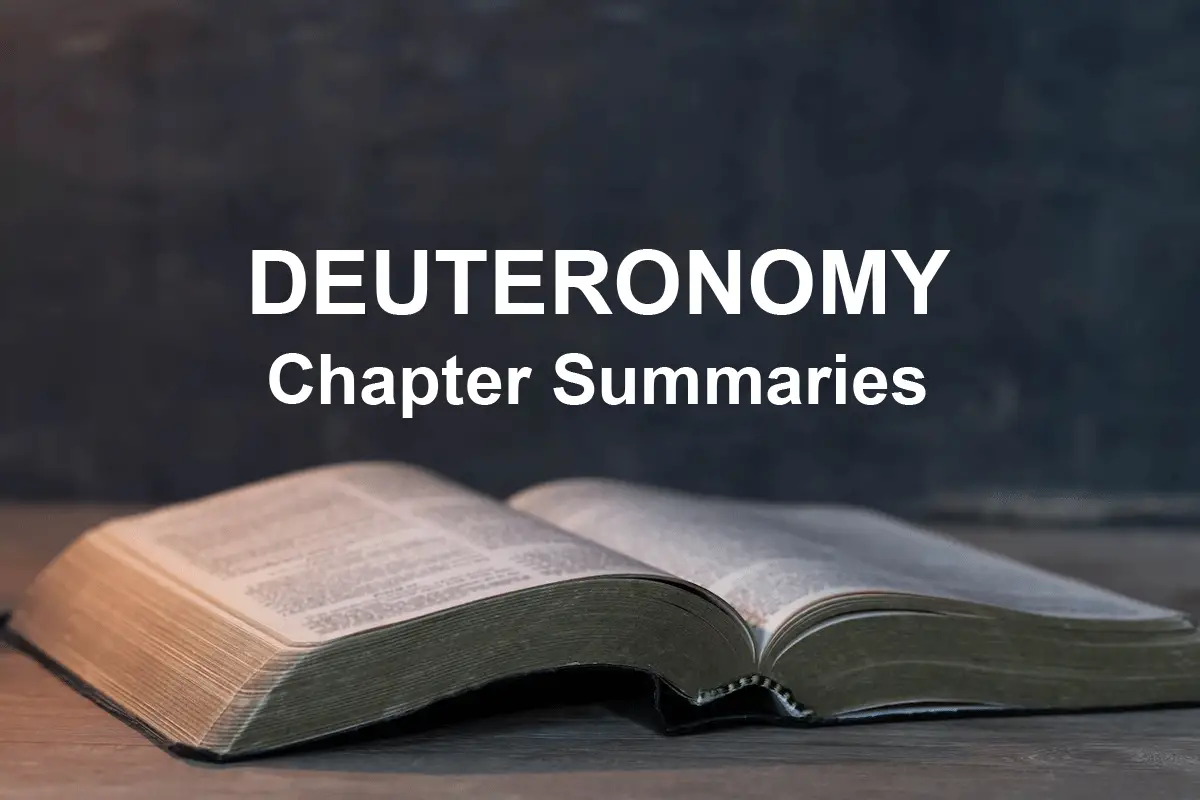 Deuteronomy Chapter Summaries (1-34)