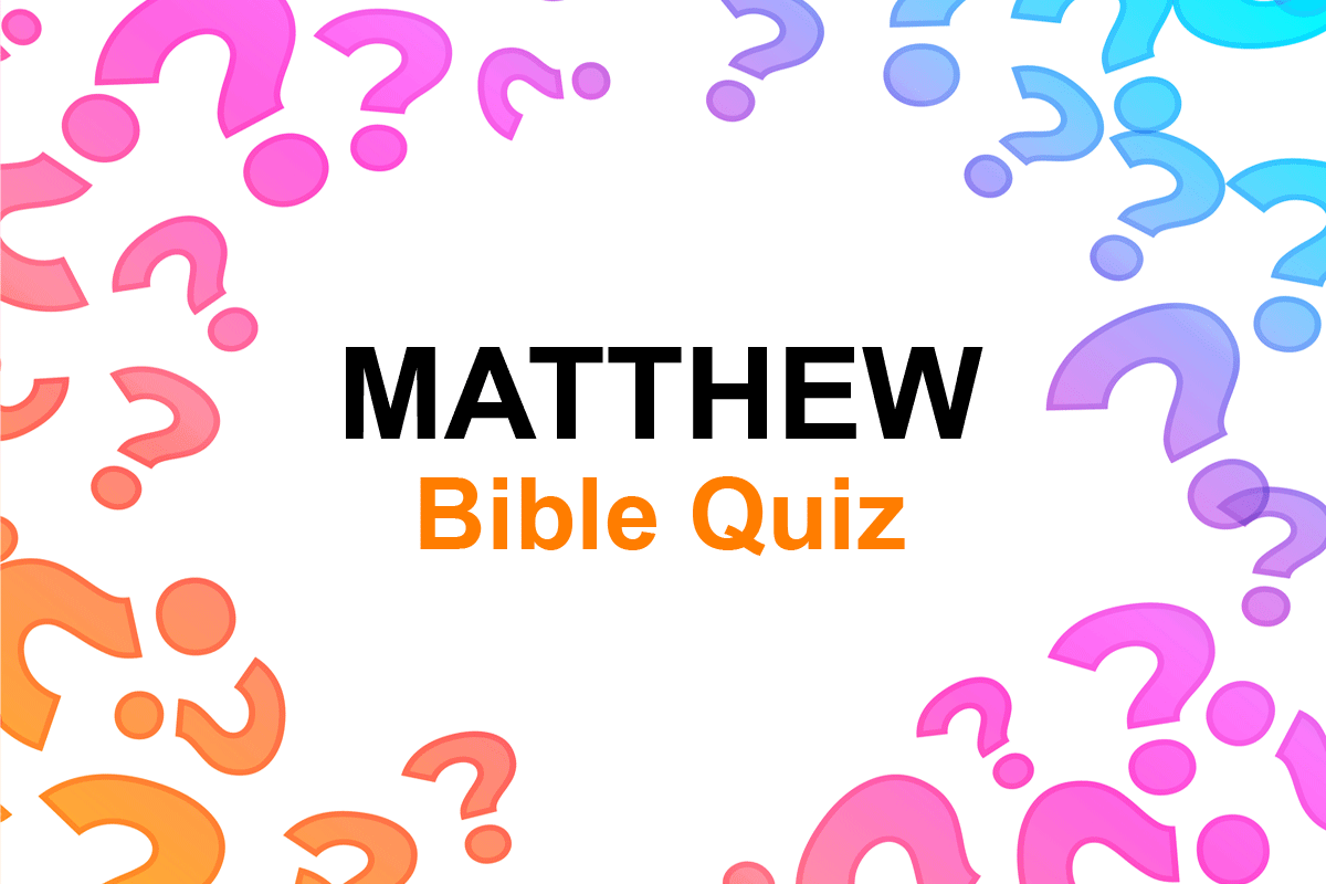 Matthew Bible Quiz Graphic