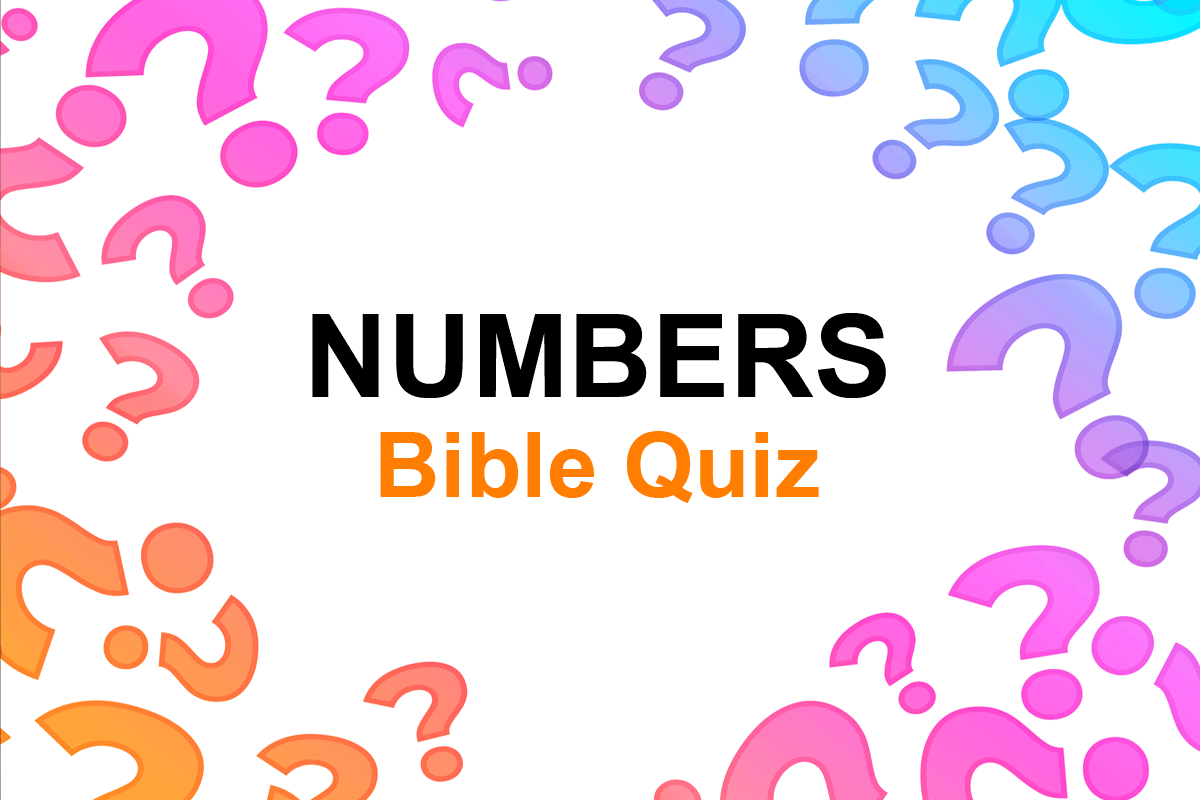 Numbers Bible Quiz Graphic
