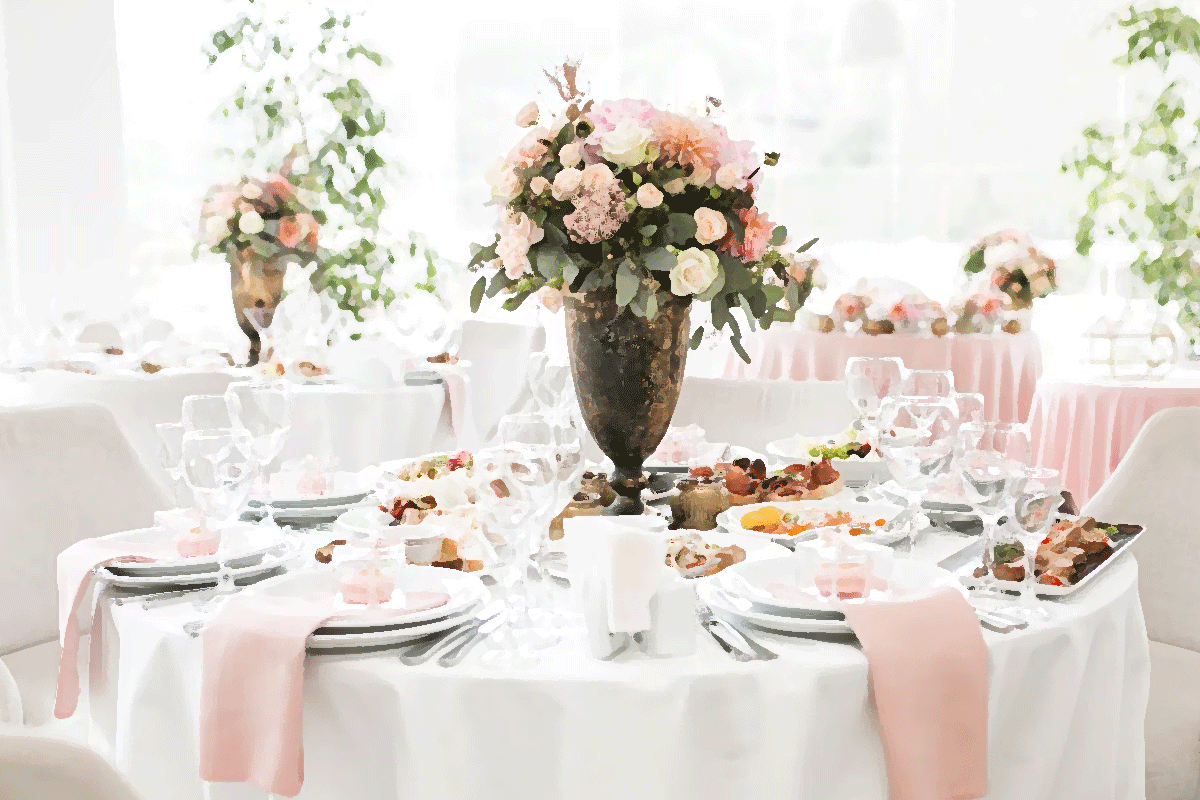 Wedding table for Parable of the Wedding Banquet